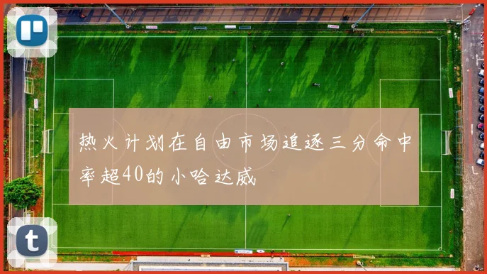 热火计划在自由市场追逐三分命中率超40的小哈达威